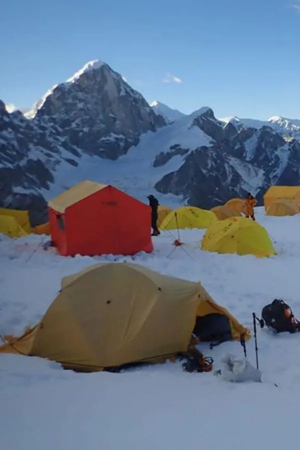 manaslu expedition tented camps beautiful view
