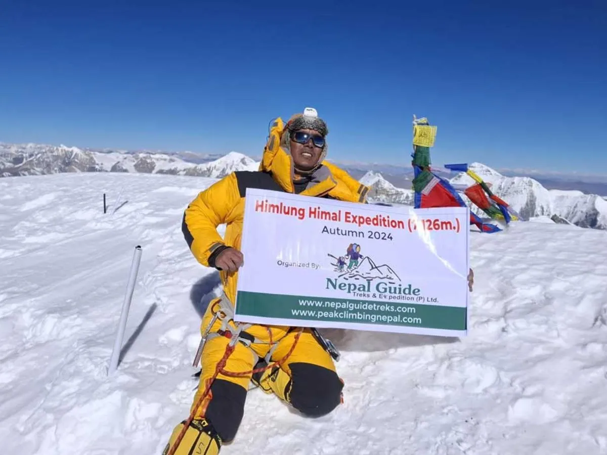 Himal Expedition at the mount top