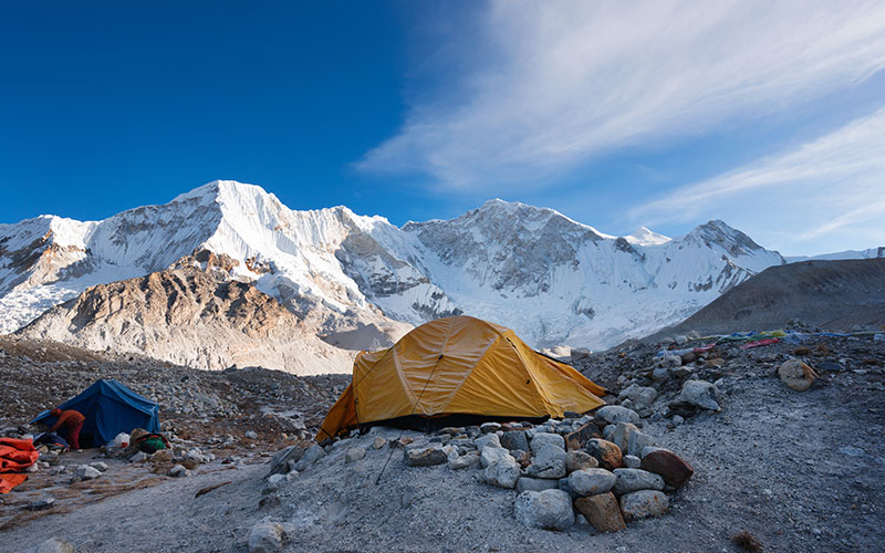 challenges during baruntse peak climbing