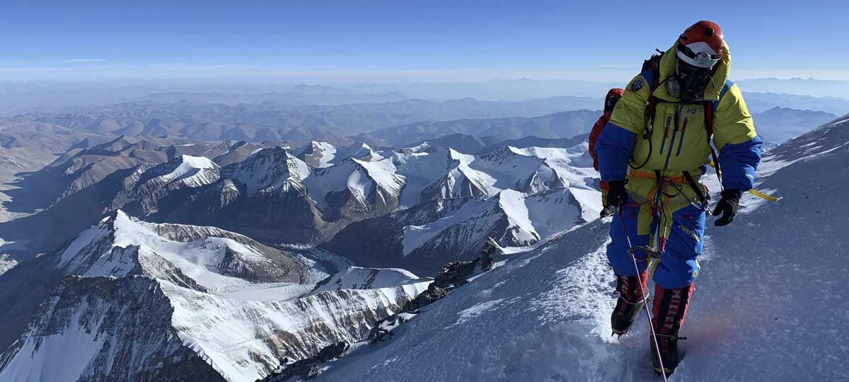 climber at everest