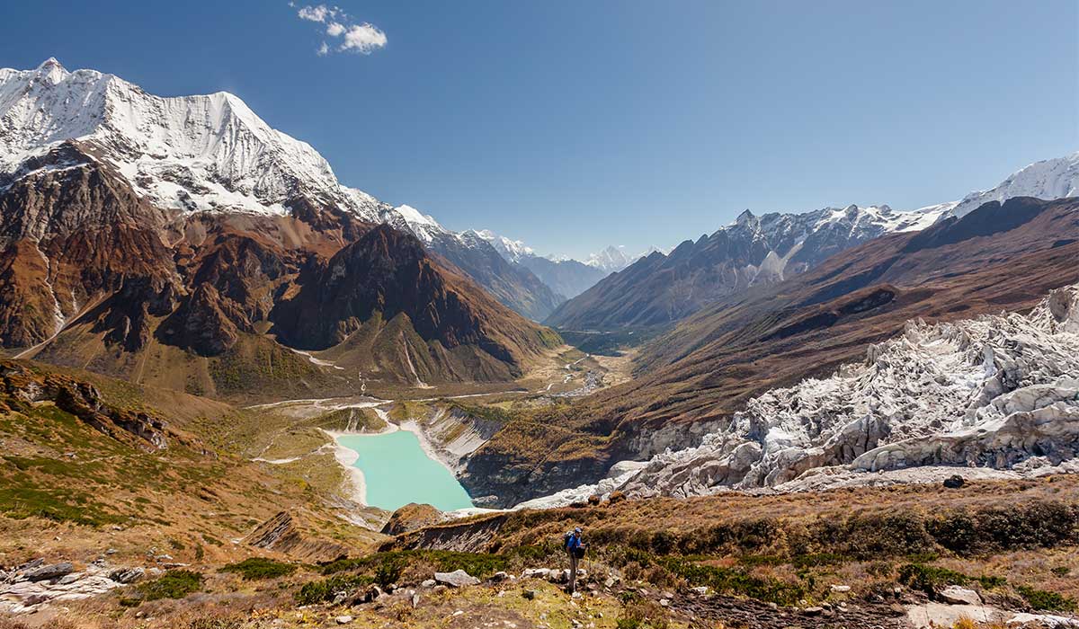 on the way to manaslu route