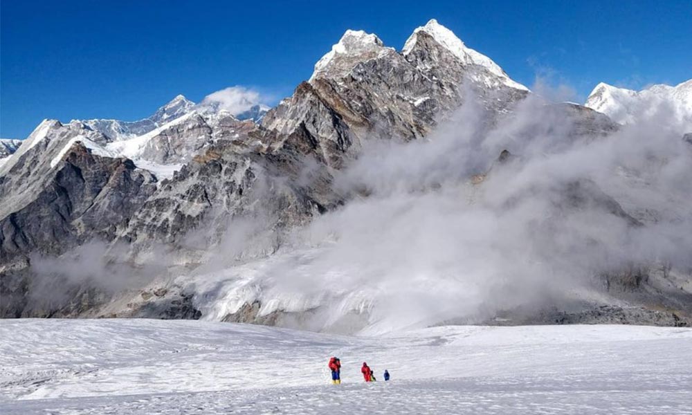 Mera peak from Lukla 