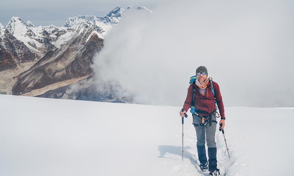 climbing mera peak from lukla 