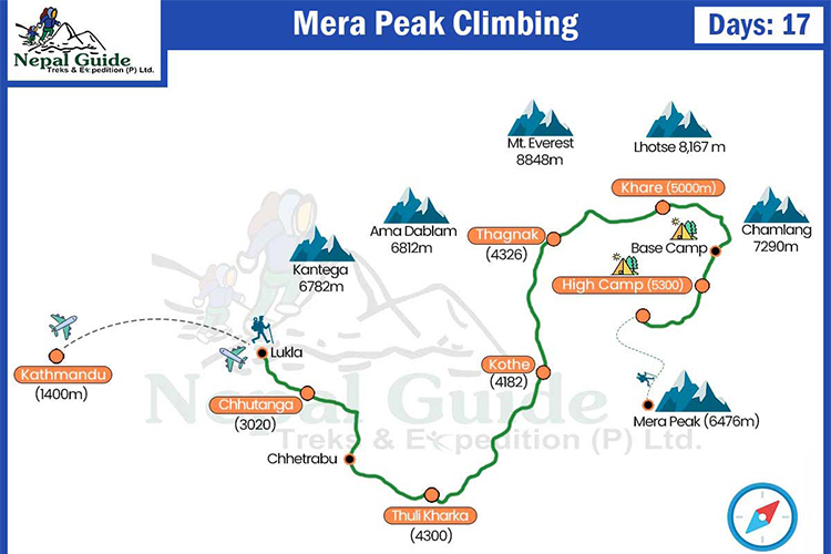 preparation for mera peak climbing 