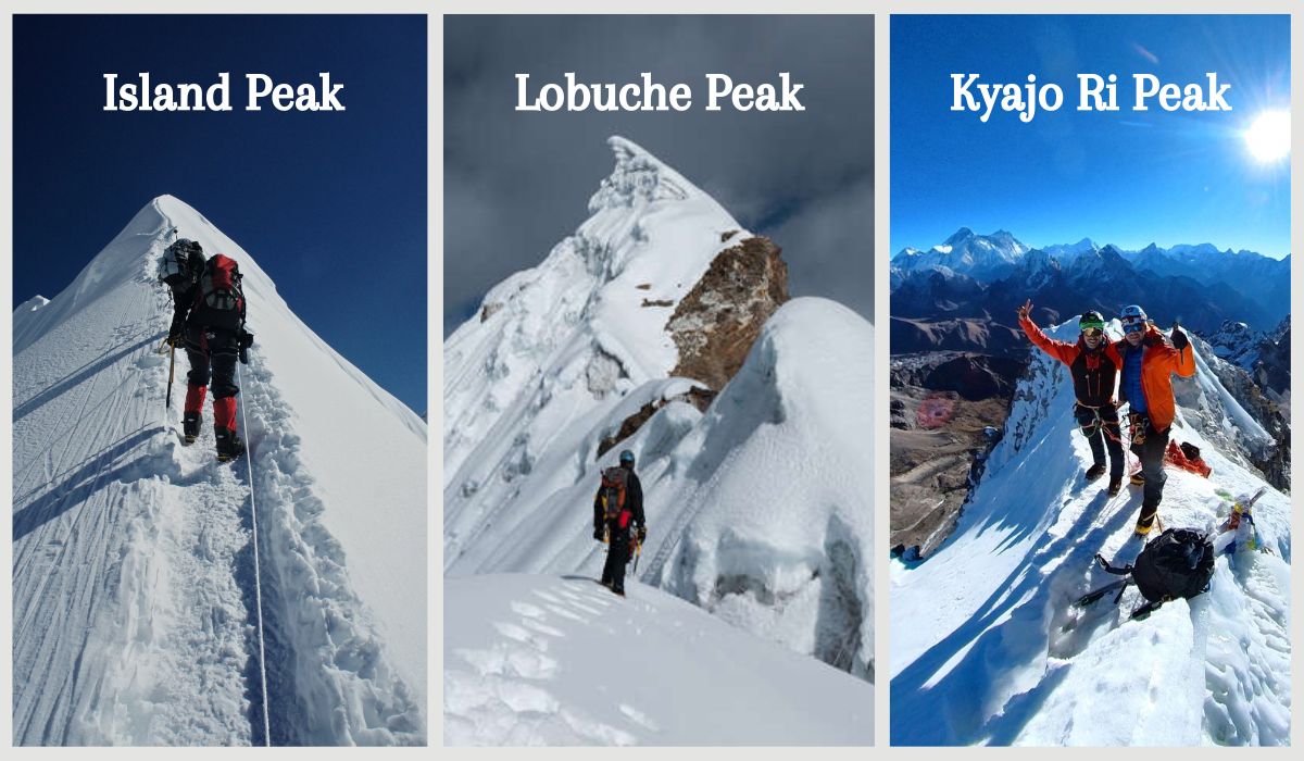 three peaks climb in nepal