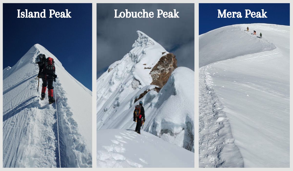 Three peaks climbing 