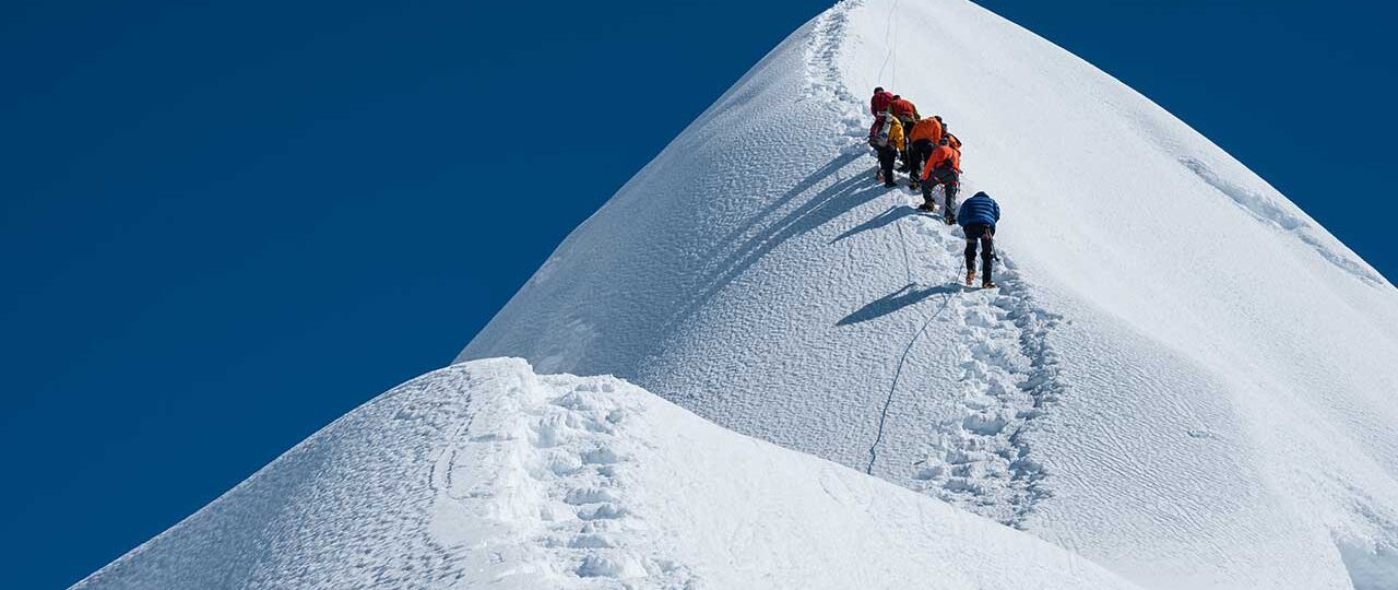 island peak climbing in nepal