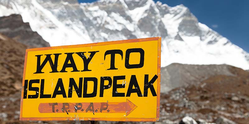 Island peak expedition autumn 