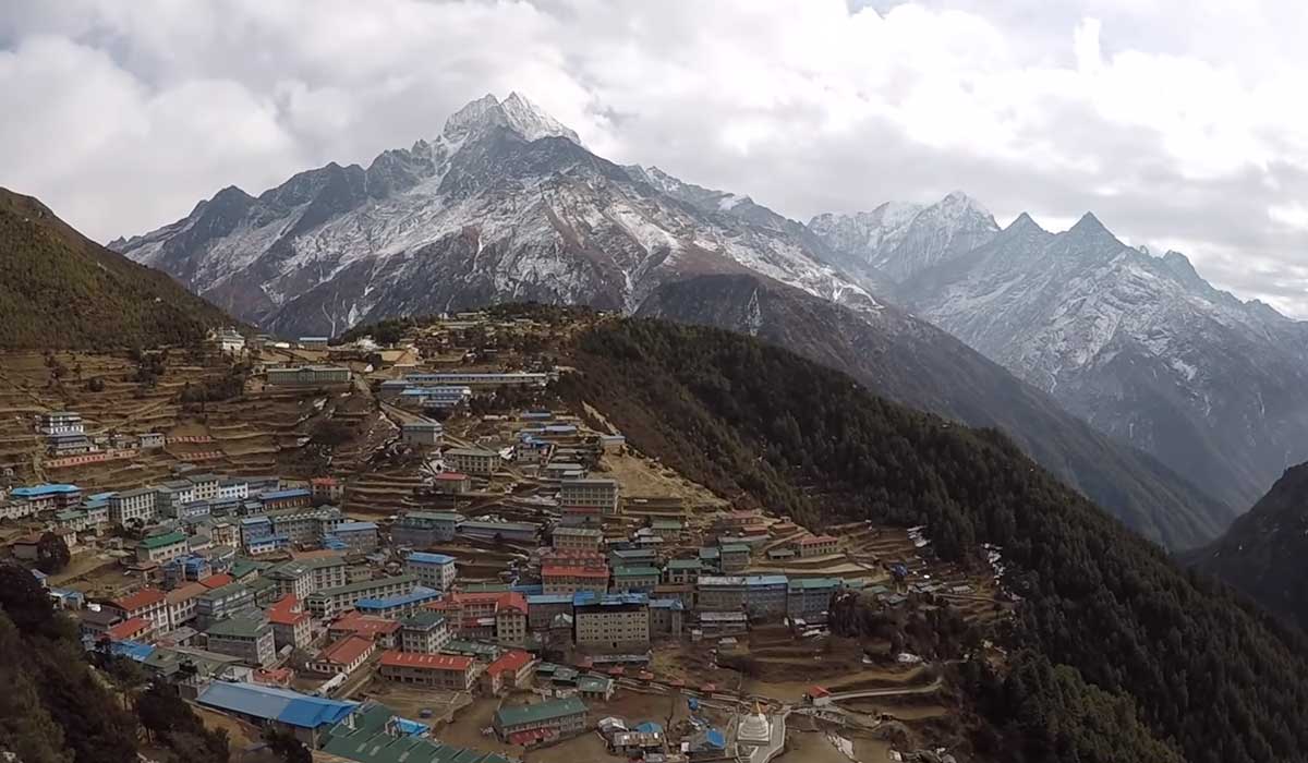 EBC trek with island peak climbing 