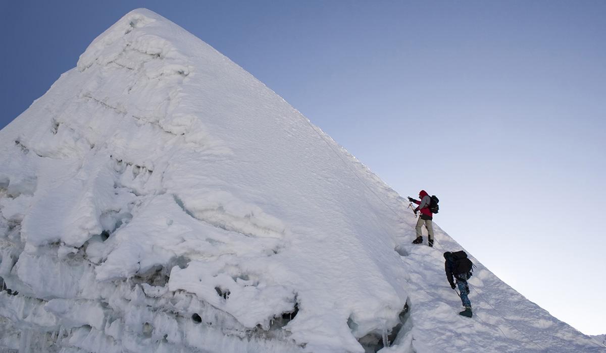 Risks of climbing island peak 