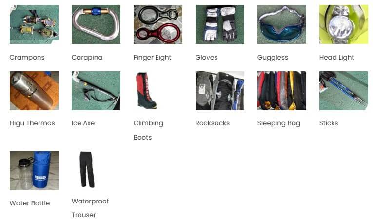 gear you can hire from us
