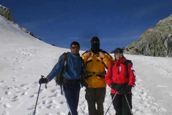 Bokta Peak Climbing with our guest