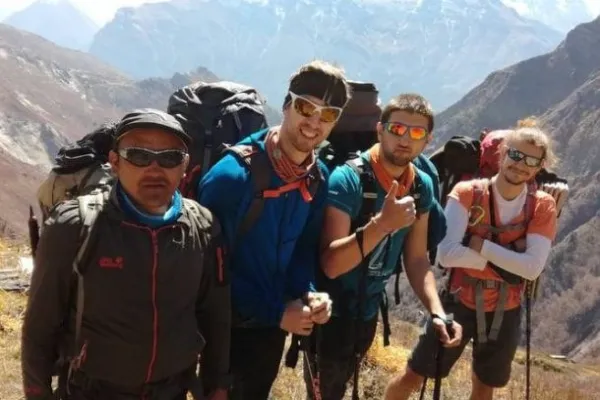 Chulu West Peak Climbing with our guest