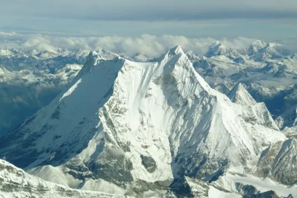 Dorje Lakpa Expedition aerial view