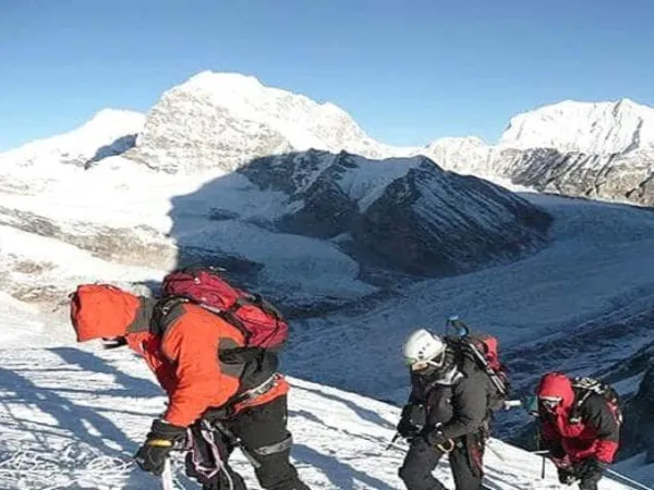 Annapurna South Expedition Climbers Lineup For Climb