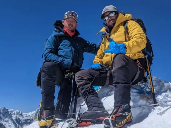 Island Peak Climbing Nepal At Top