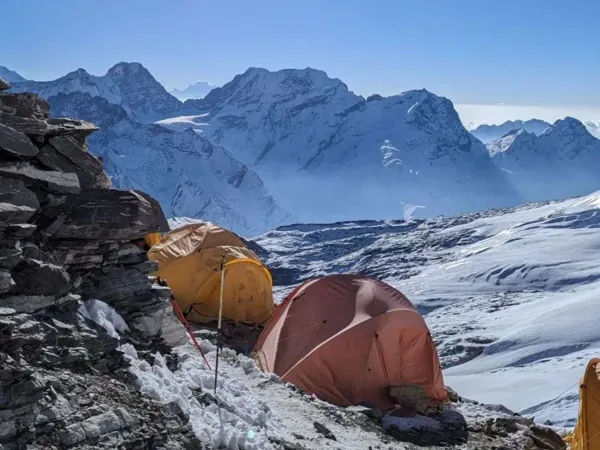 Island Peak Climbing With Tent In Nepal