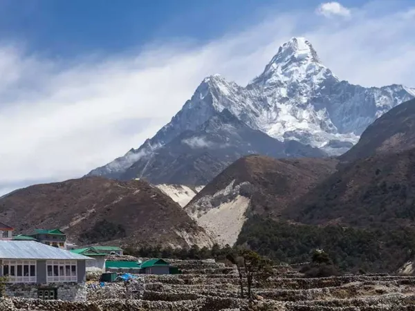 Pangboche To Ama Dablam Base Camp With Beautiful View