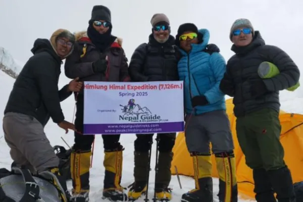Himlung Himal Expedition with our guest