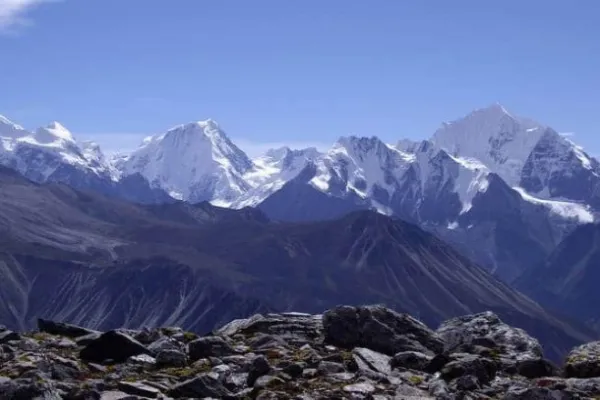 Langtang Lirung Expedition with the mountain view