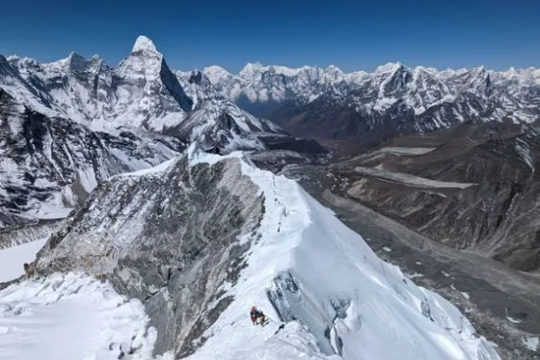 Lhotse Expedition beautiful aerial view